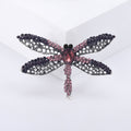 Dragonfly Alloy Rhinestone Brooch PA5761