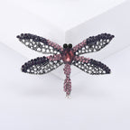 Dragonfly Alloy Rhinestone Brooch PA5761