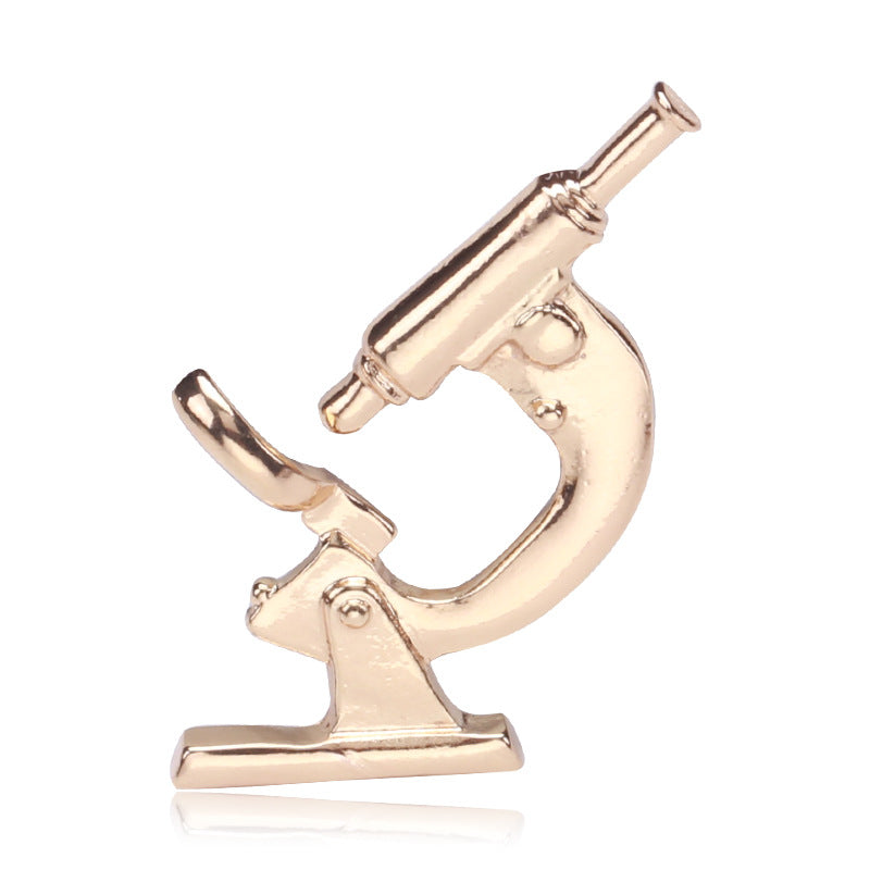 Microscope  Alloy Rhinestone Brooch PA5771