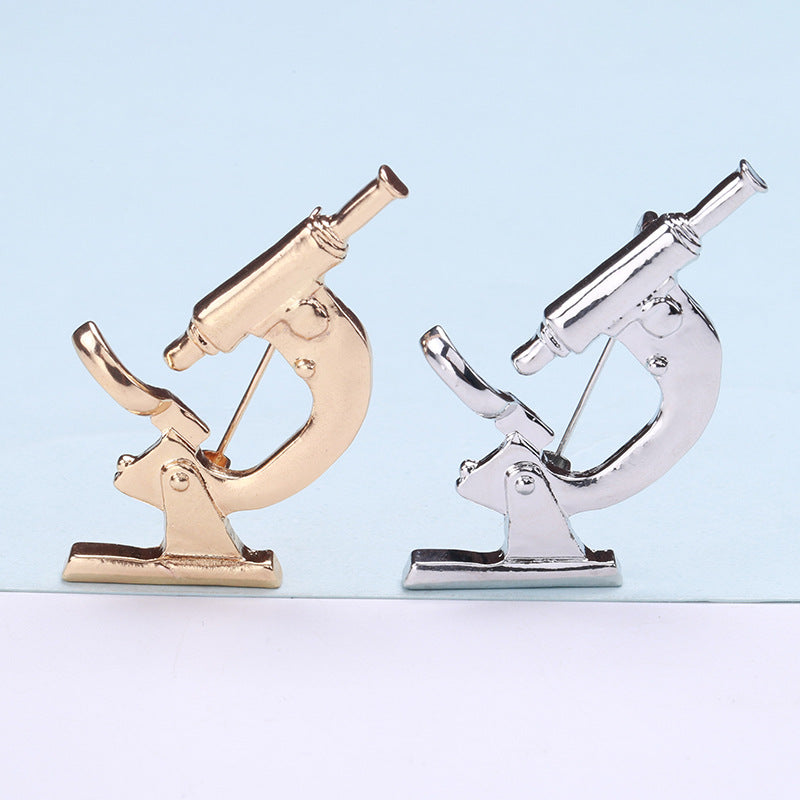 Microscope  Alloy Rhinestone Brooch PA5771