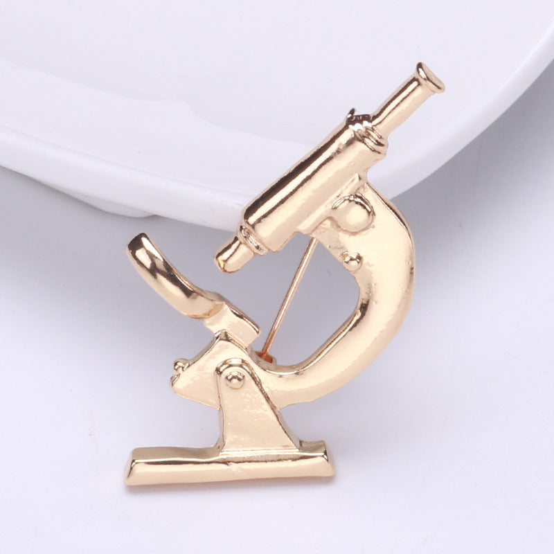 Microscope  Alloy Rhinestone Brooch PA5771