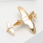 Aircraft  Alloy Rhinestone Brooch PA5772