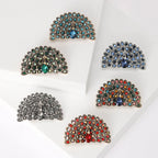 Peacock Spreading its Tail Alloy Rhinestone Brooch PA5781