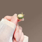 Watermelon Alloy Rhinestone Brooch PA5795