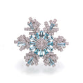Snowflake Alloy Rhinestone Brooch PA5798