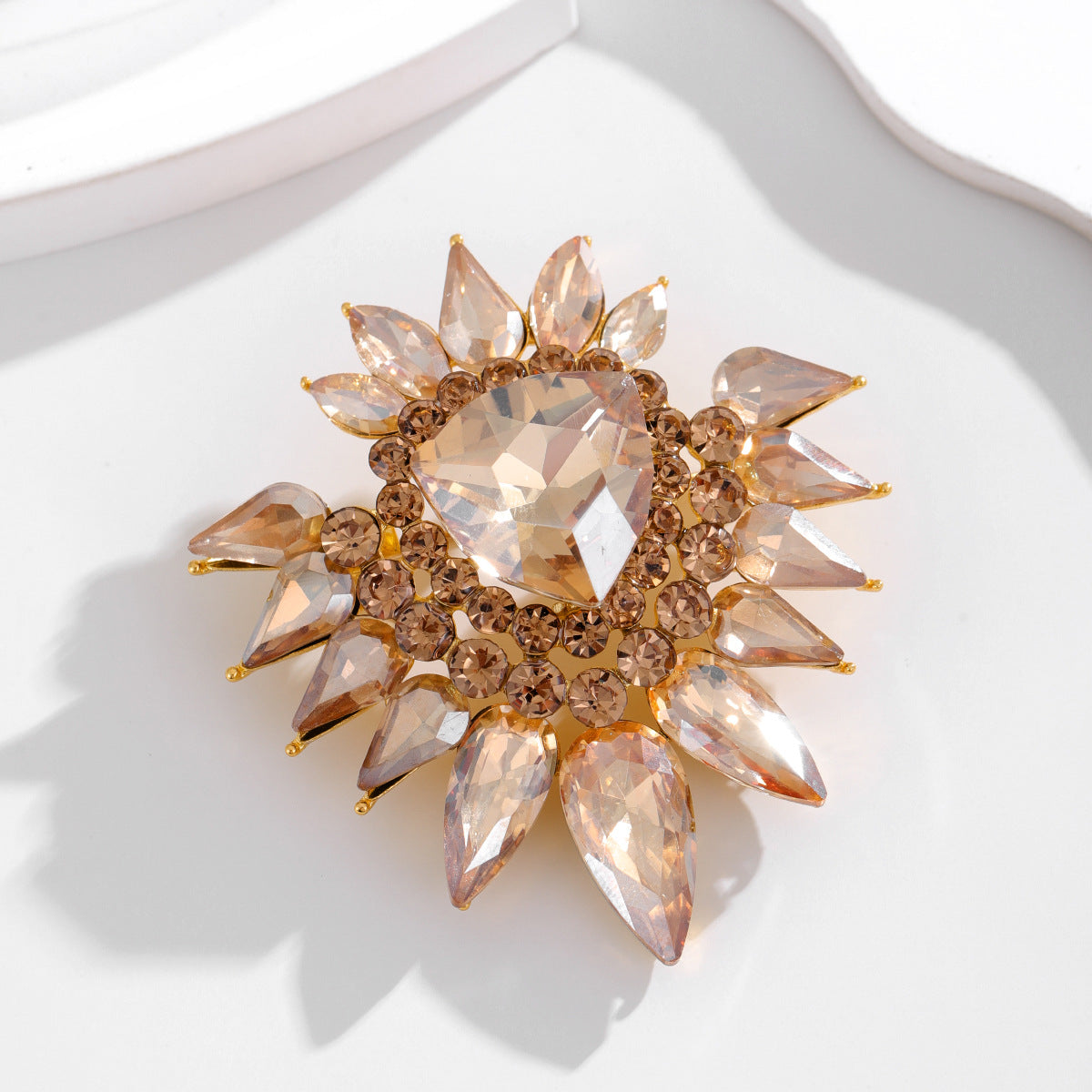 Butterfly Alloy Rhinestone Brooch PA5803