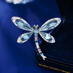 Dragonfly Alloy Rhinestone Brooch PA5809