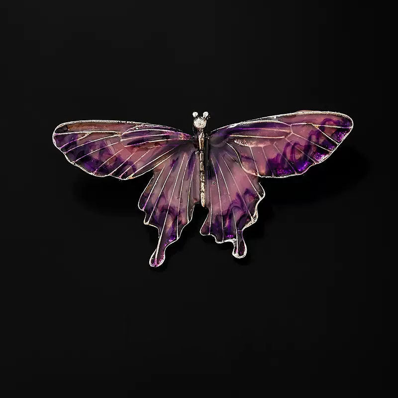 Butterfly Alloy Rhinestone Brooch PA5811