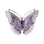 Butterfly Alloy Rhinestone Brooch PA5814