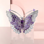 Butterfly Alloy Rhinestone Brooch PA5814