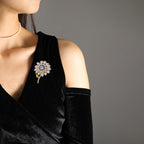 Sunflower-chrysanthemum Alloy Rhinestone Brooch PA5822