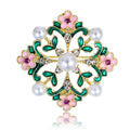 A Riot of Color Alloy Crystal Rhinestone Brooch PA5848