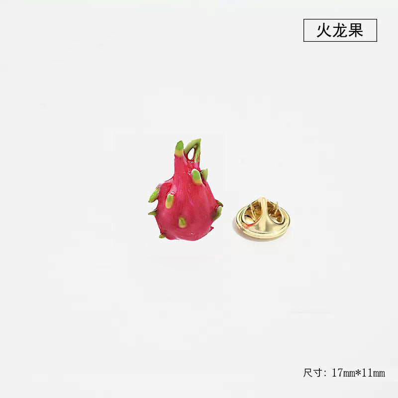 Dragon Fruit Alloy Brooch PA5852