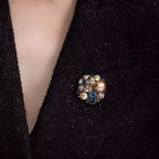 Flower Pearl Alloy Rhinestone Brooch PA5861