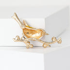Magpie Branches Alloy Rhinestone Brooch PA5864