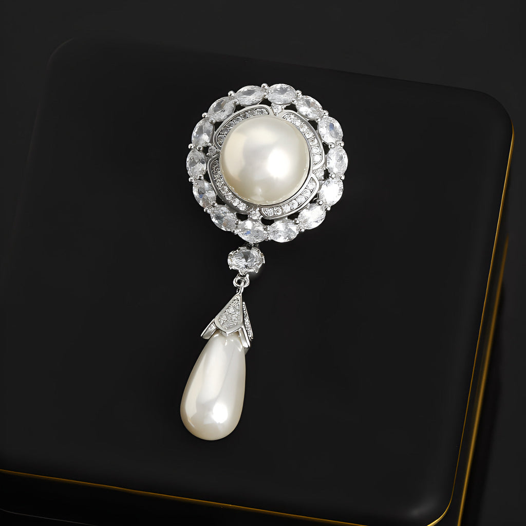 Duchess Crystal Alloy Rhinestone Brooch PA5866