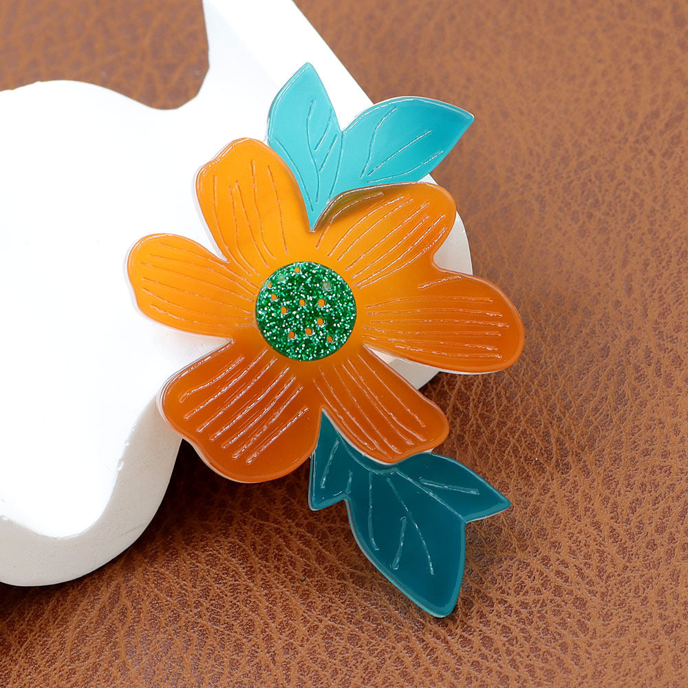 Flower Acrylic Brooch PA5871