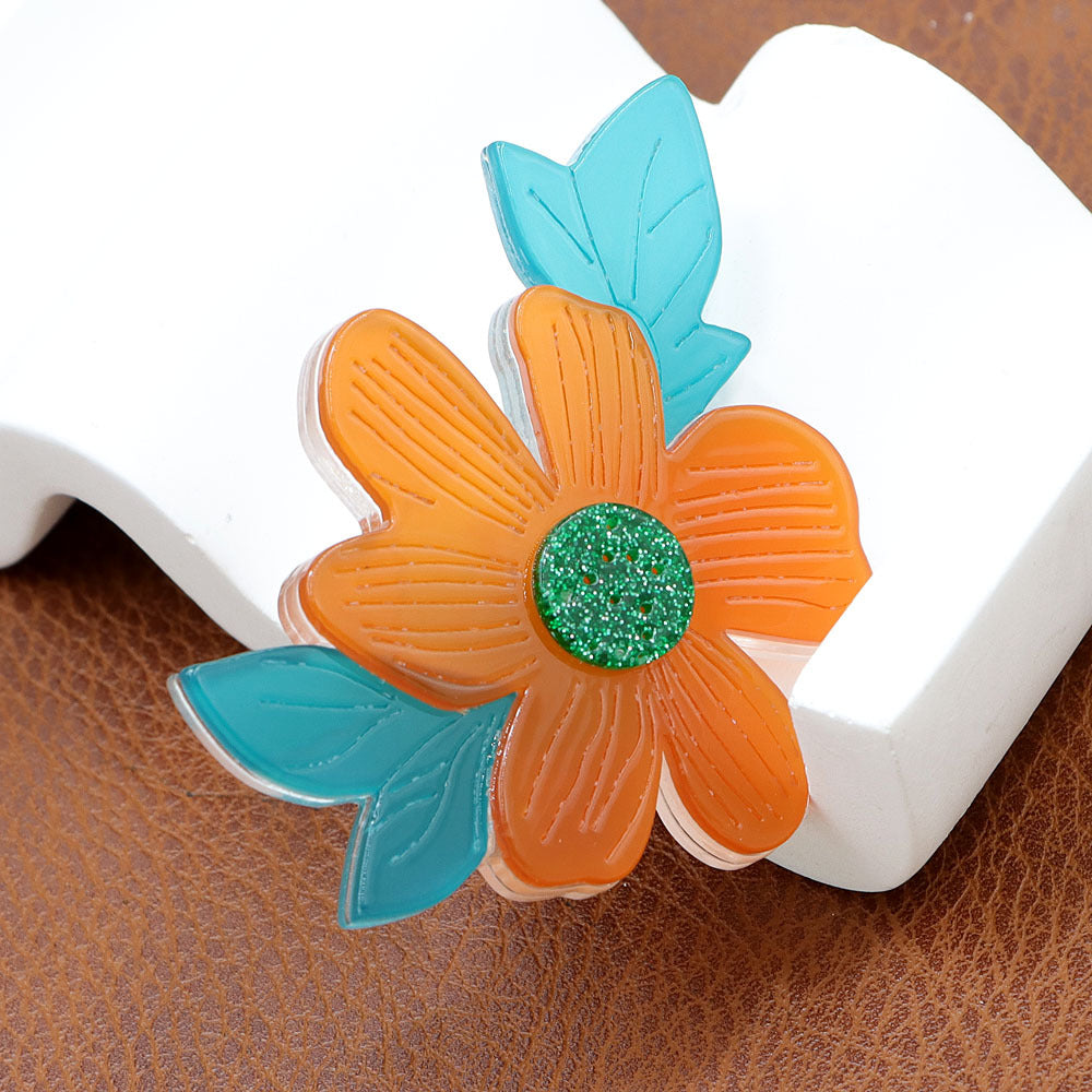 Flower Acrylic Brooch PA5871