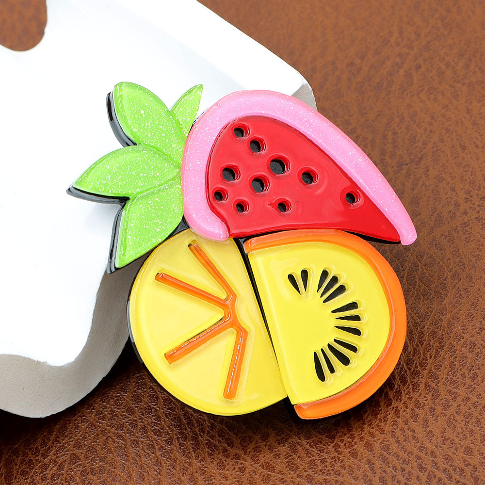 Fruit Punch Acrylic Brooch PA5872
