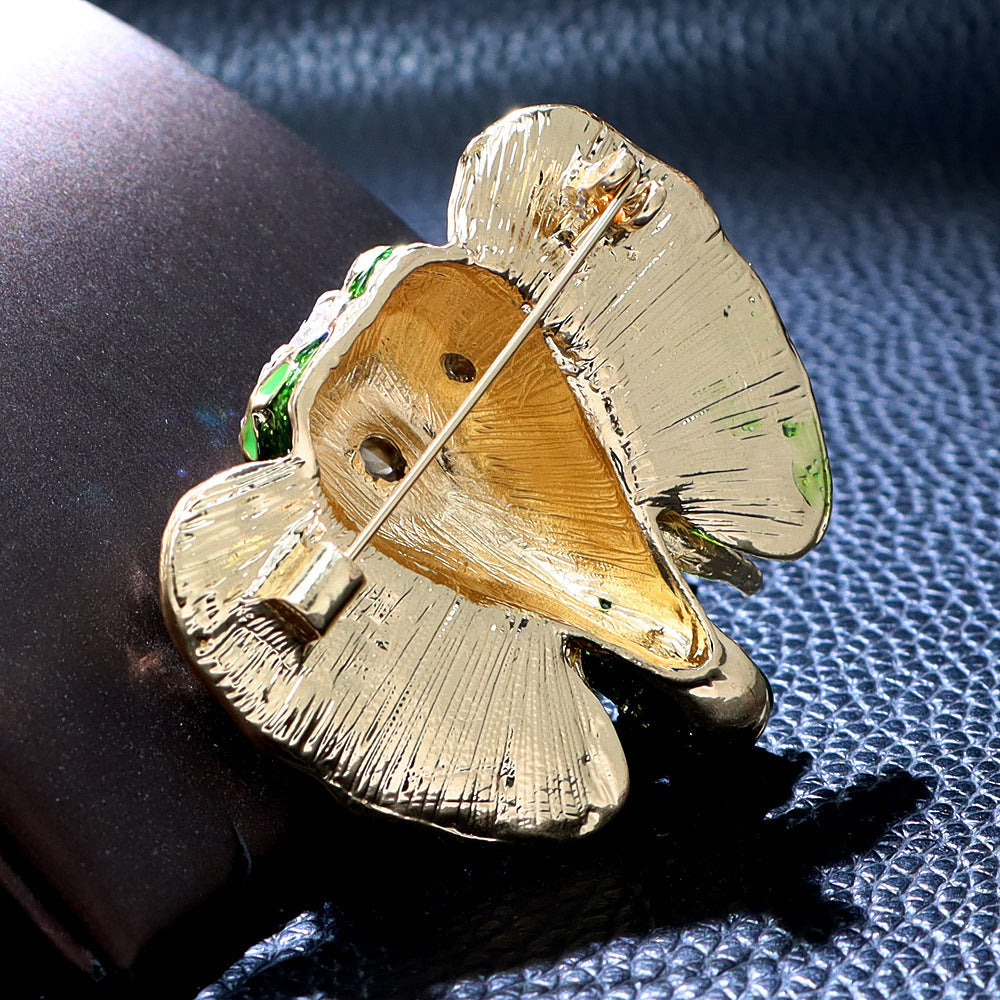 Elephant Alloy Rhinestone Brooch PA5874