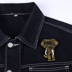 Acrylic Elephant Brooch PA5881