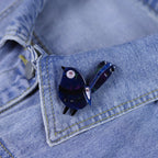 Bird Acrylic Rhinestone Brooch PA5882