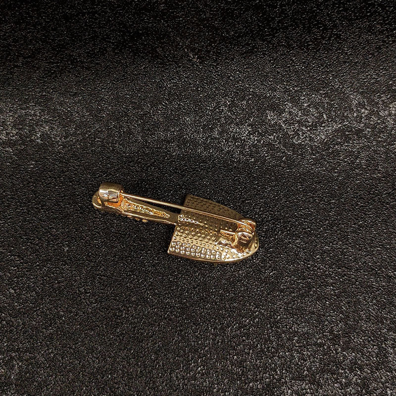 Shovel  Alloy Rhinestone Brooch PA5890