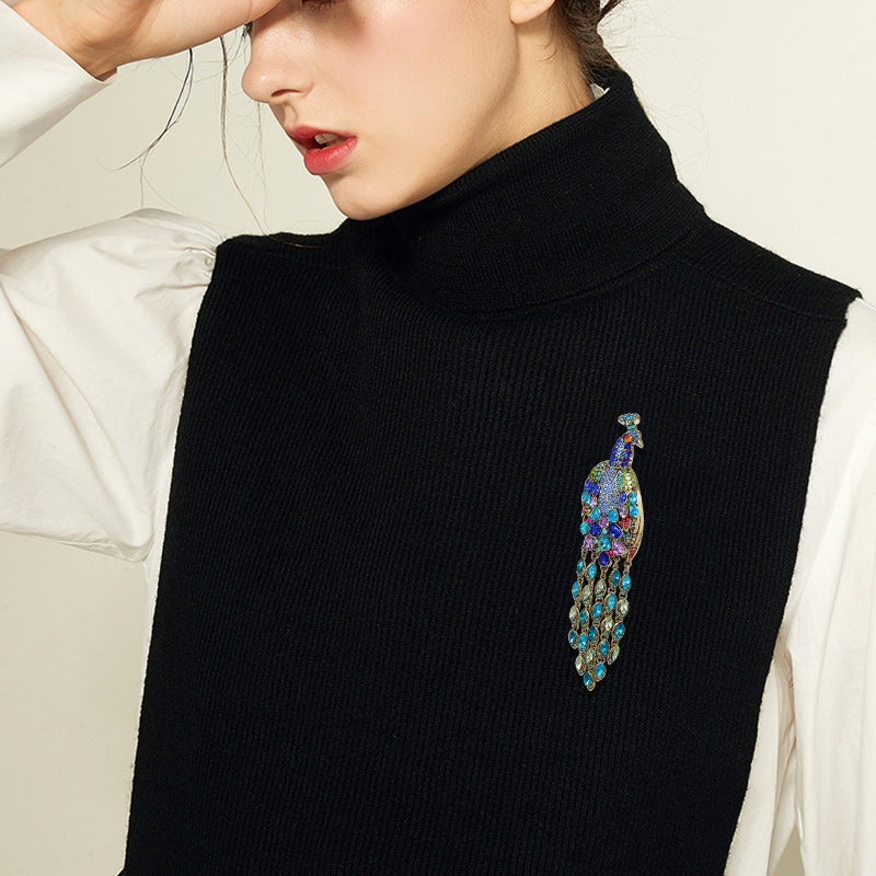 Phoenix Alloy Rhinestone Brooch PA5905