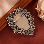 Baroque Cameo Skull Alloy Rhinestone Brooch PA5910