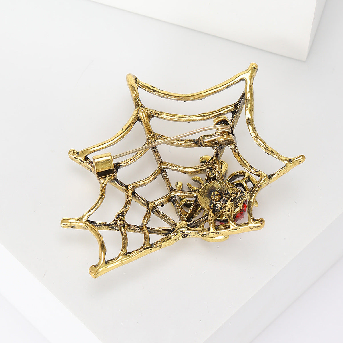 Spider Alloy Rhinestone Brooch PA5912