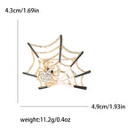 Spider Alloy Rhinestone Brooch PA5912