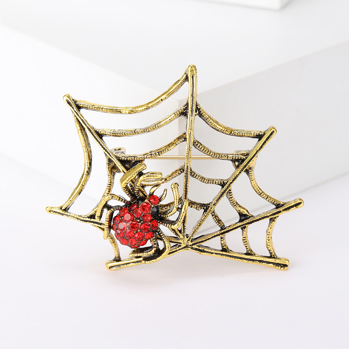 Spider Alloy Rhinestone Brooch PA5912