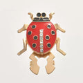 Ladybug Alloy Rhinestone Bottom MIS5929