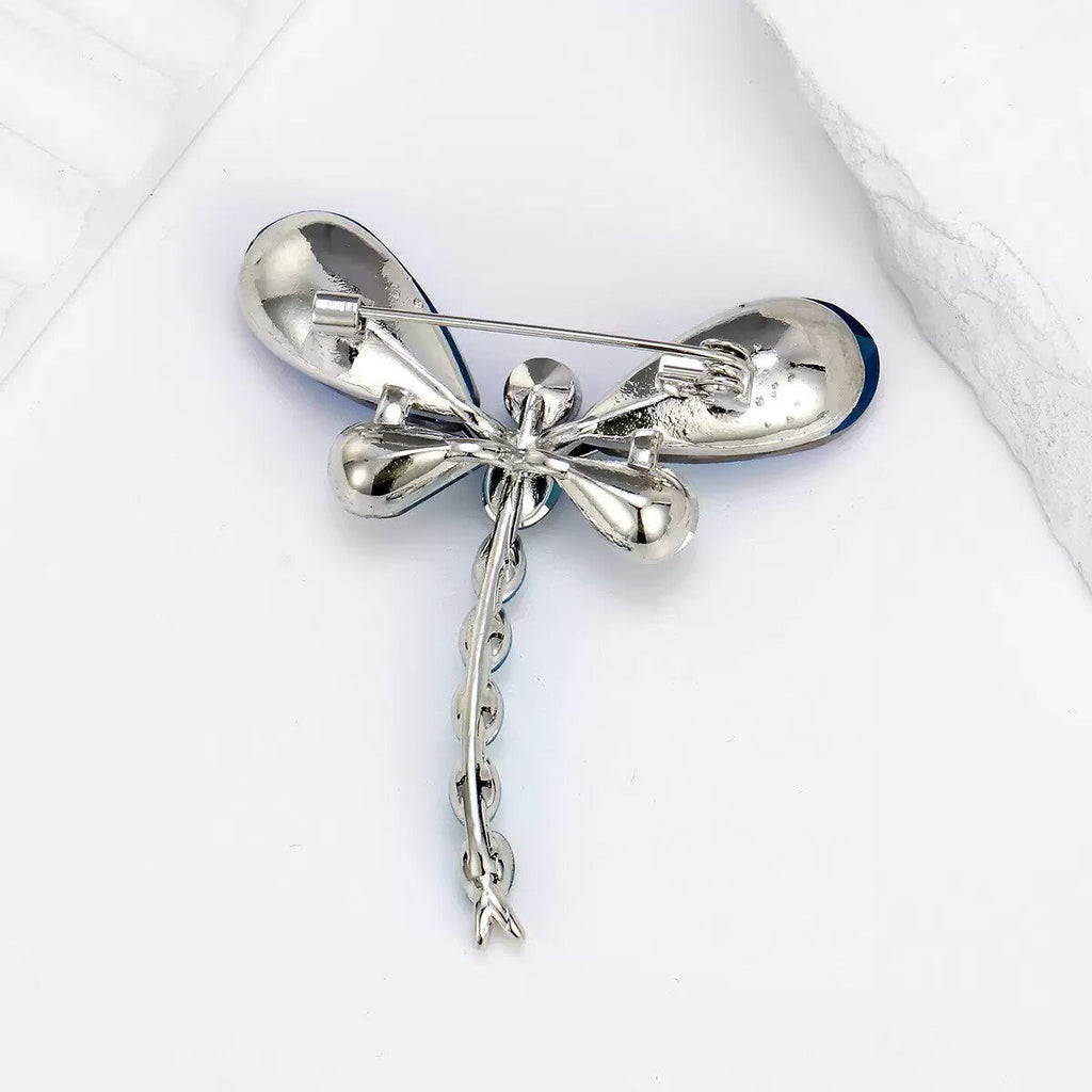 Dragonfly Alloy Rhinestone Brooch PA5937