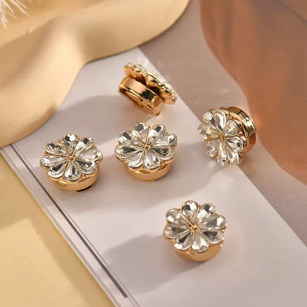 Snowflake Alloy Rhinestone Bottom MIS5944