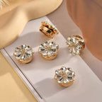 Snowflake Alloy Rhinestone Bottom MIS5944