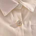 Snowflake Alloy Rhinestone Bottom MIS5944