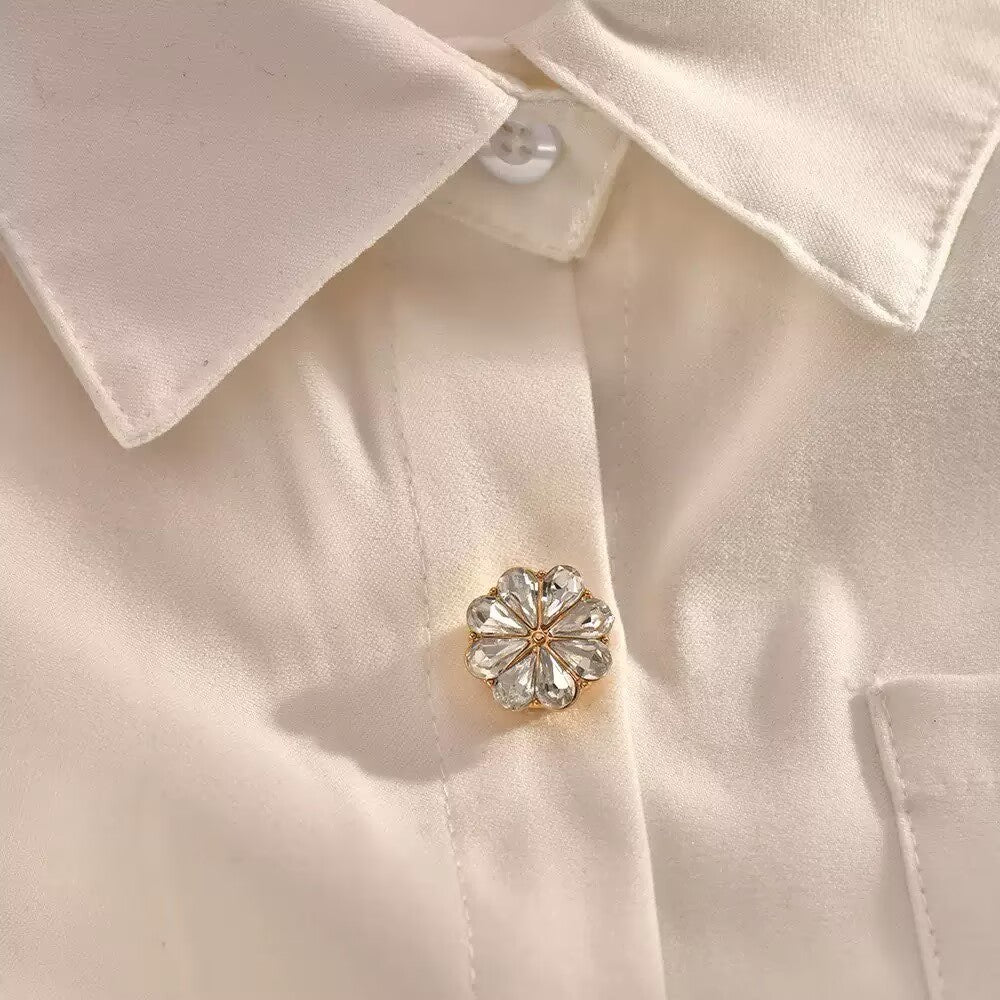 Snowflake Alloy Rhinestone Bottom MIS5944