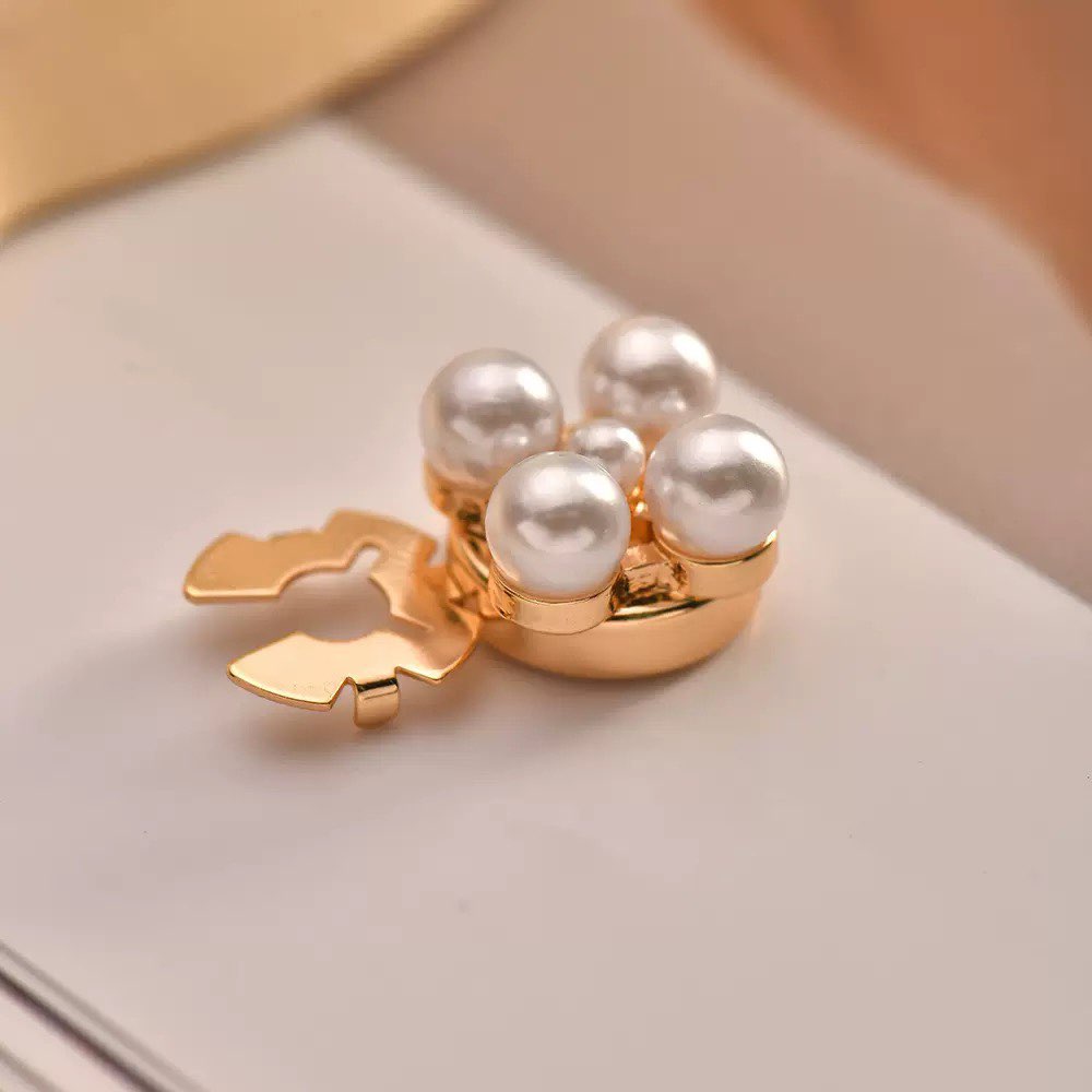 Glass Pear Beads Alloy Bottom MIS5945