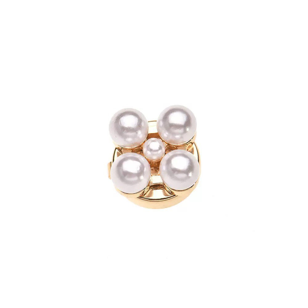 Glass Pear Beads Alloy Bottom MIS5945