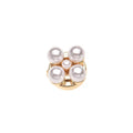 Glass Pear Beads Alloy Bottom MIS5945