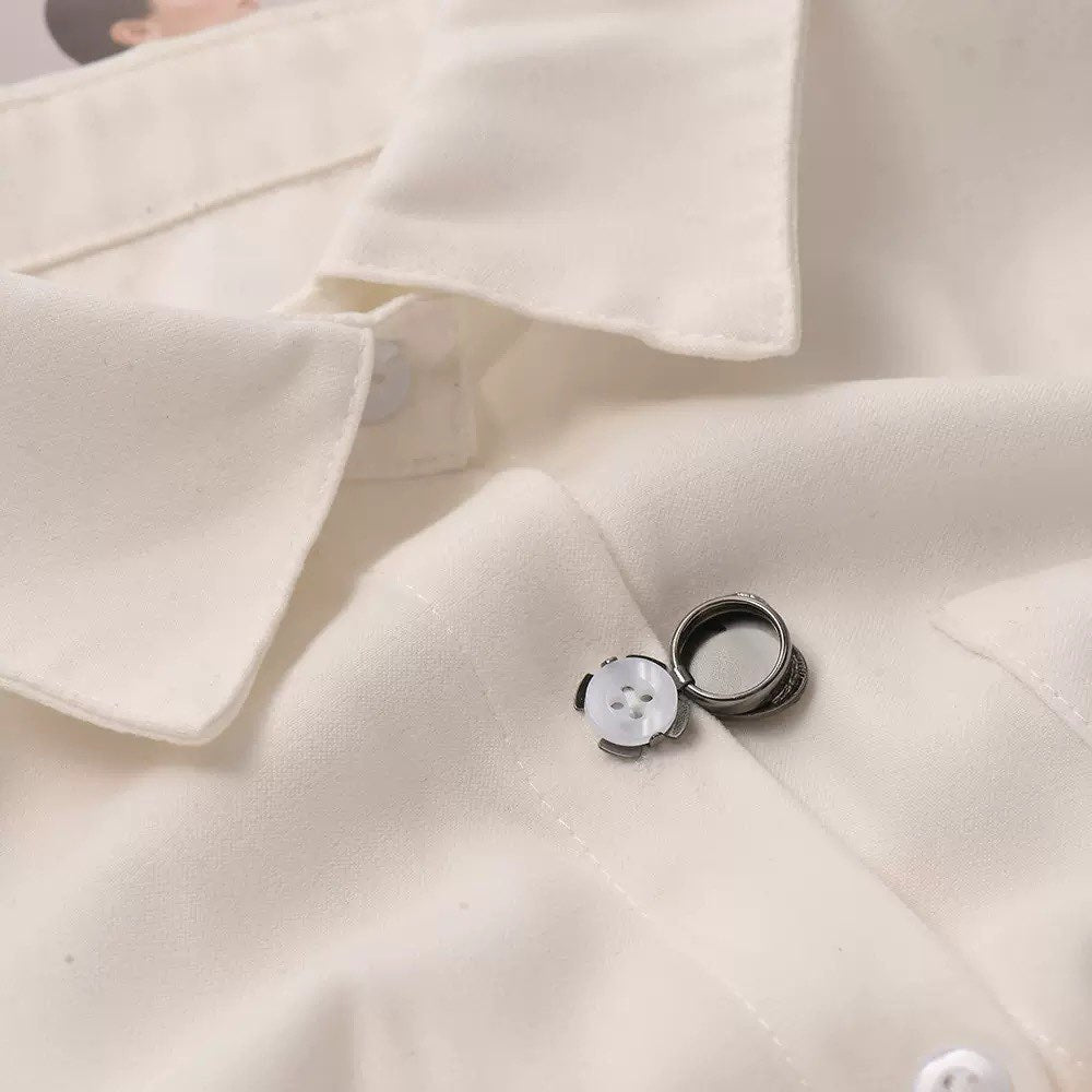 Heart Shaped Alloy Rhinestone Buttons MIS5946