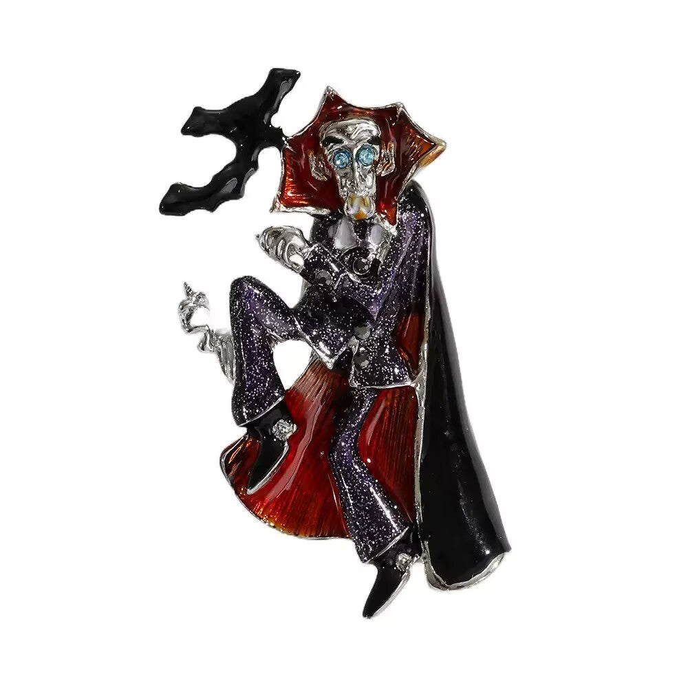 Retro Magician Alloy Rhinestone Brooch PA5964
