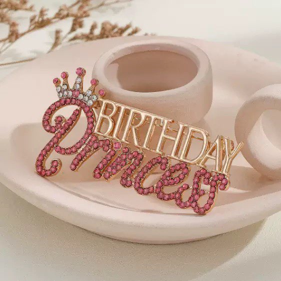 Alphabet Alloy Rhinestone Brooch PA6017