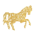 Horse Alloy Brooch PA6053