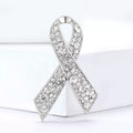 Bow Alloy Rhinestone Brooch PA6092