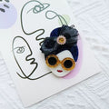 Girl Acrylic Brooch PA6240