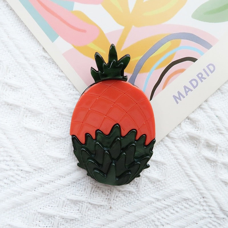 Pineapple Acrylic  Brooch PA6242