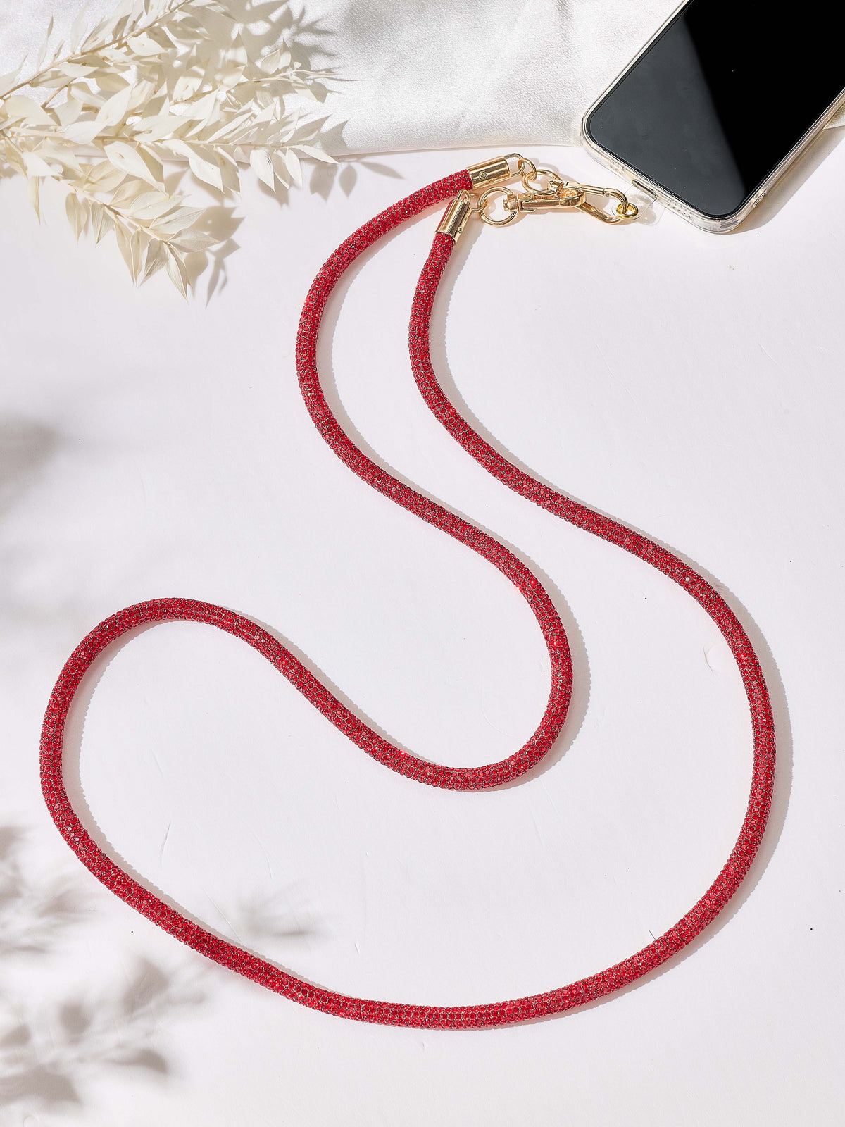 Rhinestone Crossbody Lanyard PC5707