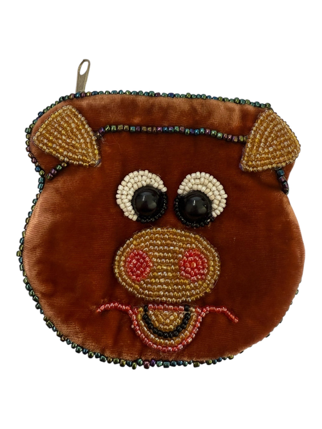 Pig Velvet Coin Purse V0701